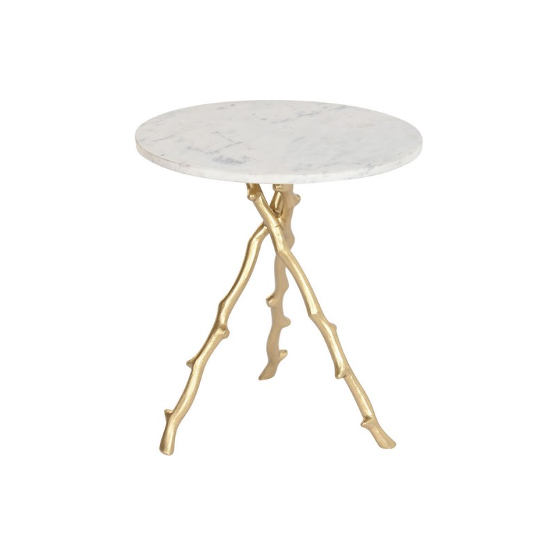 Bijzettafel DKD Home Decor Gouden Wit...