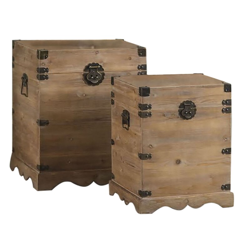 Set of Chests DKD Home Decor Fir...