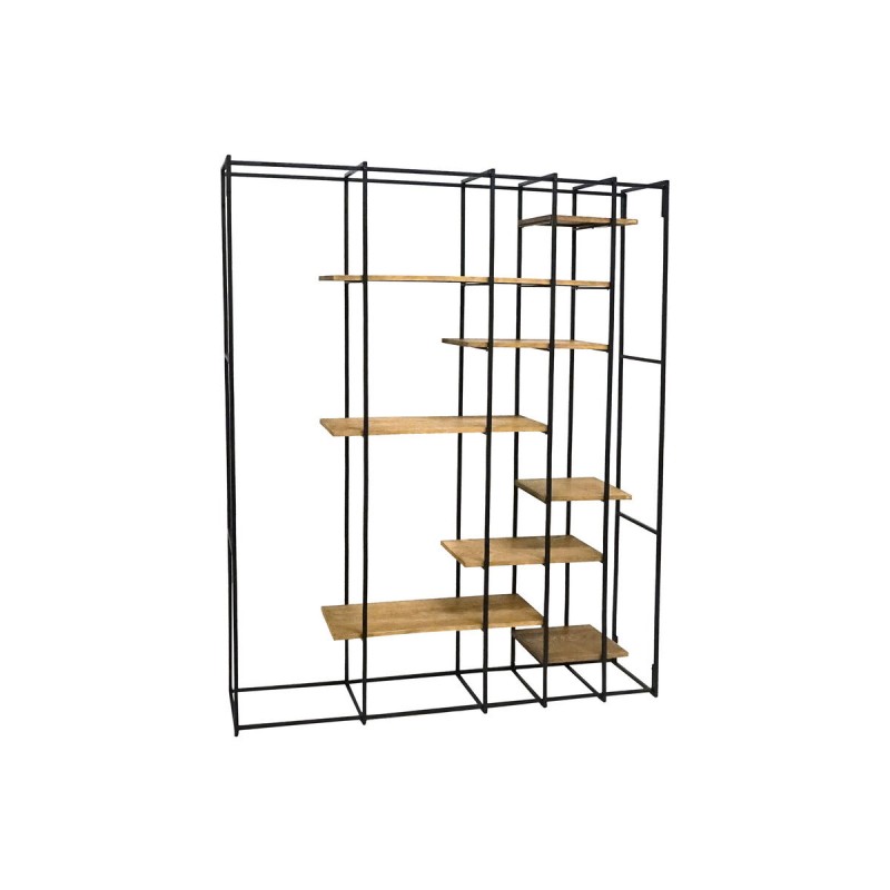 Scaffale DKD Home Decor Nero Naturale...