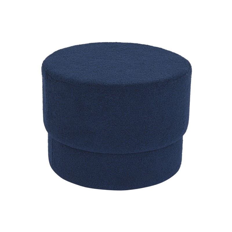 Footrest DKD Home Decor Blue Velvet...