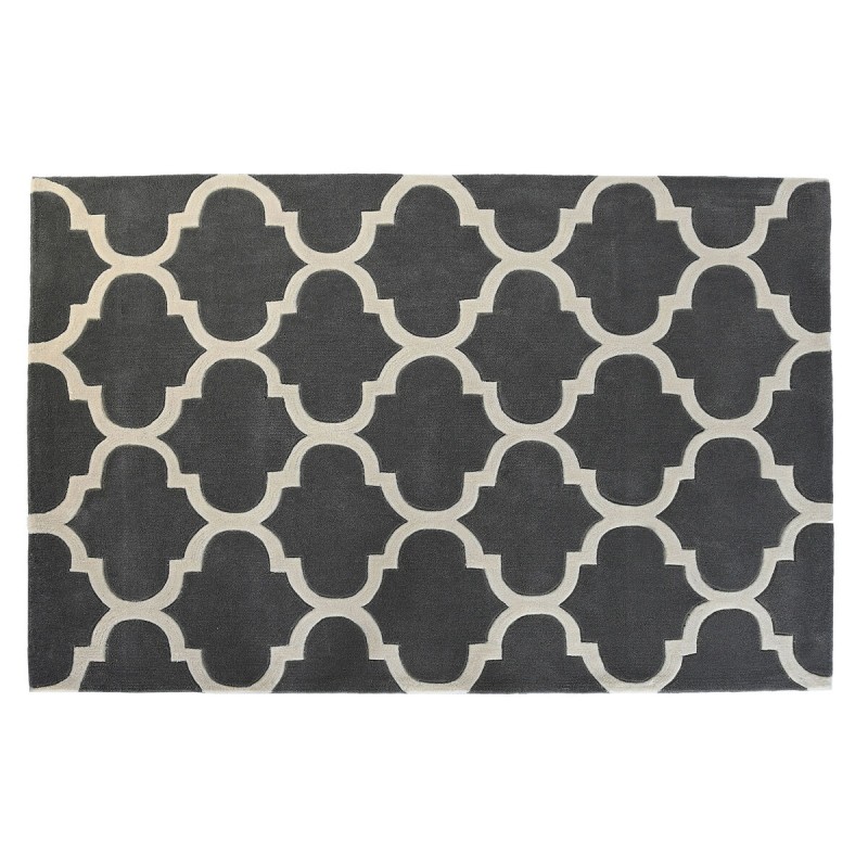 Tapis DKD Home Decor Gris Polyester...