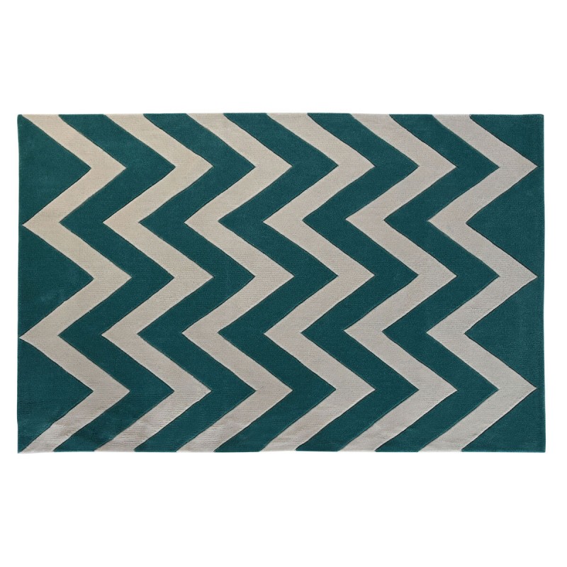 Tapis DKD Home Decor Polyester Zigzag...