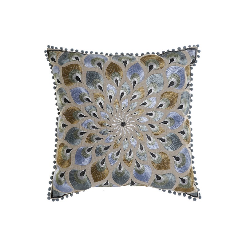 Coussin DKD Home Decor Beige Bleu (60...