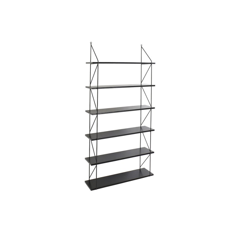 Shelves DKD Home Decor Black Wood...