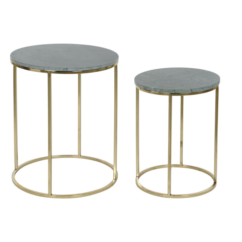 Jeu de 2 tables DKD Home Decor Vert...