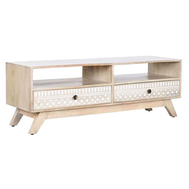 Mueble de TV DKD Home Decor Blanco...