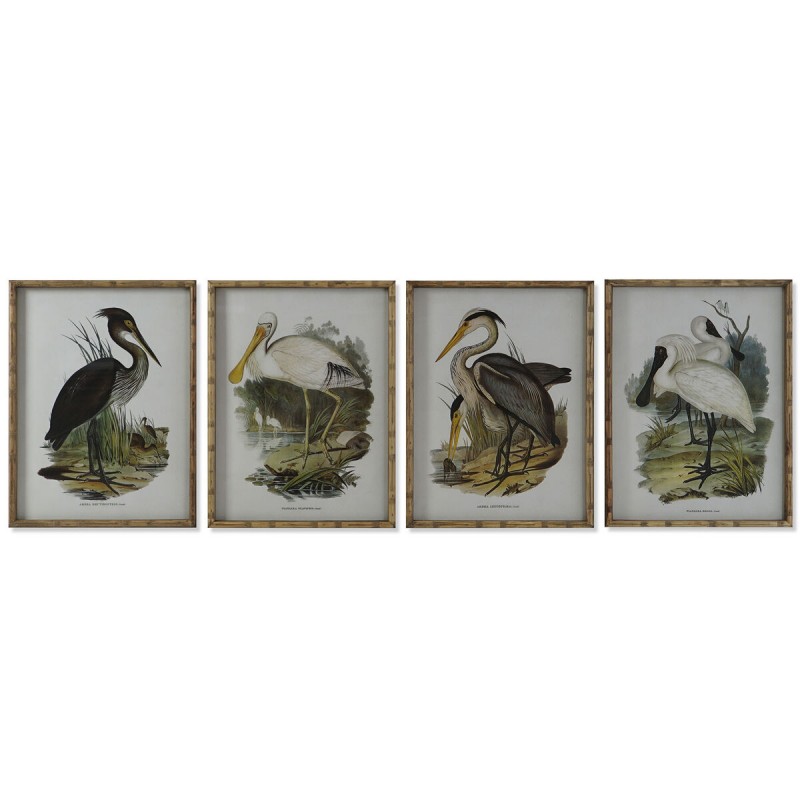 Cadre DKD Home Decor Oiseaux Oriental...