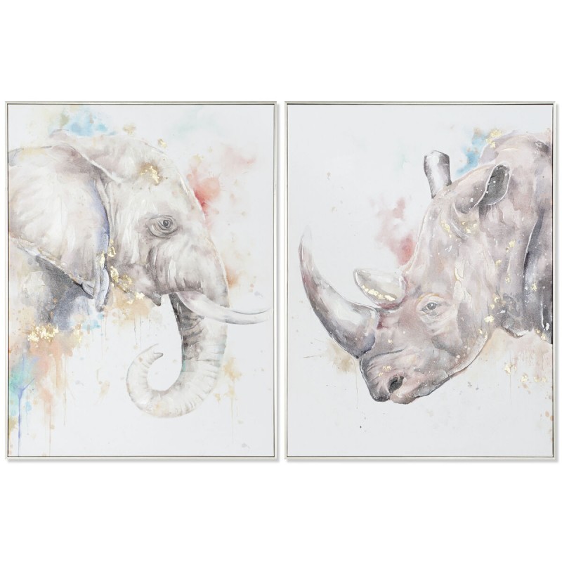 Quadro DKD Home Decor Moderno animali...