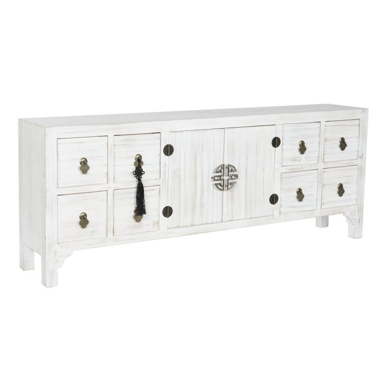 Mueble de TV DKD Home Decor Blanco...