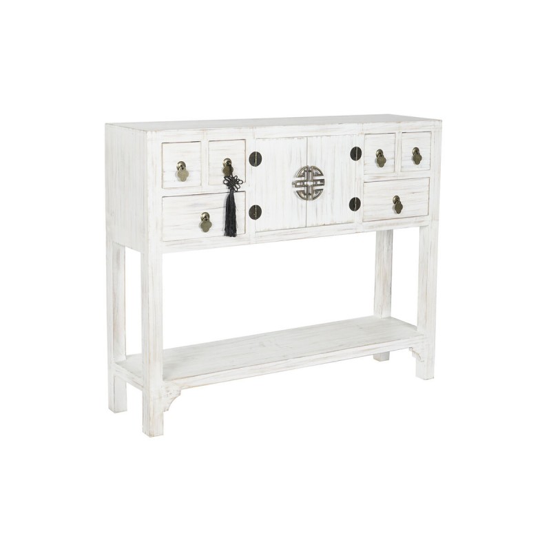 Consola DKD Home Decor Blanco Natural...