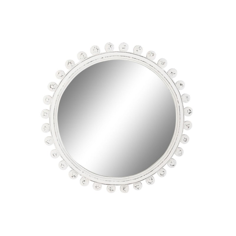 Wall mirror Home ESPRIT White Mango...