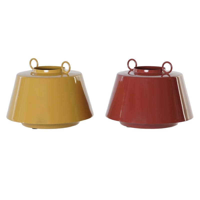 Vase Home ESPRIT Mustard Terracotta...