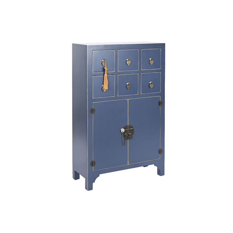 Schubladenschrank DKD Home Decor Blau...