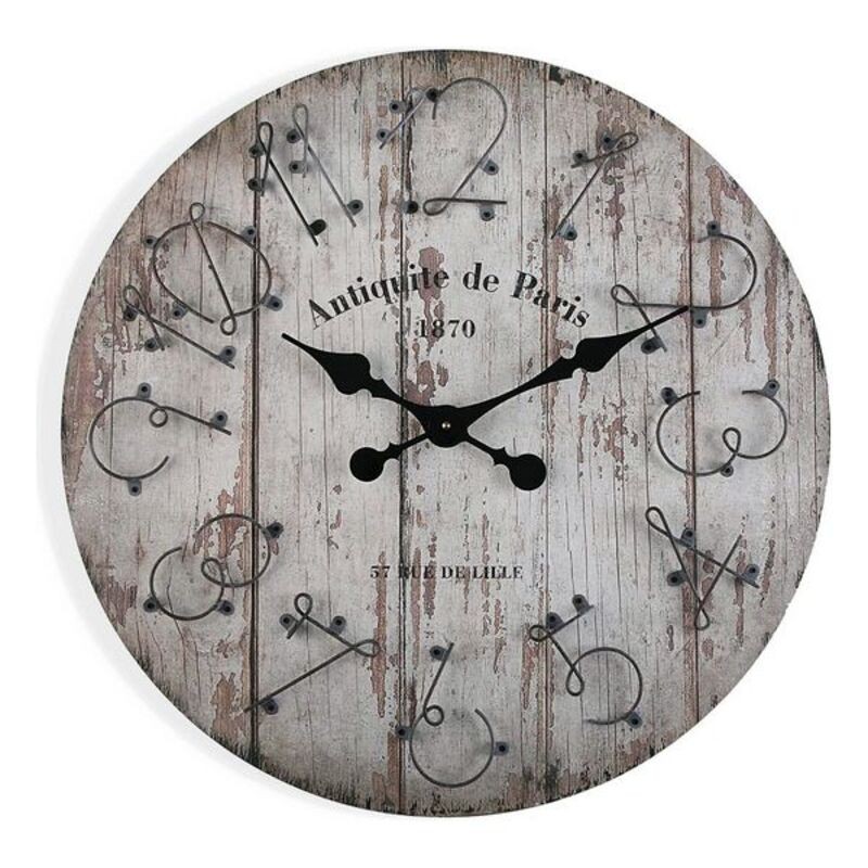 Reloj de Pared Versa 21110101 Madera