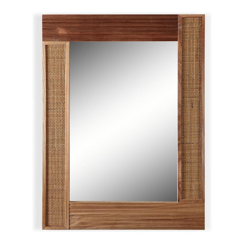 Wall mirror Rattan Paolownia wood (80...