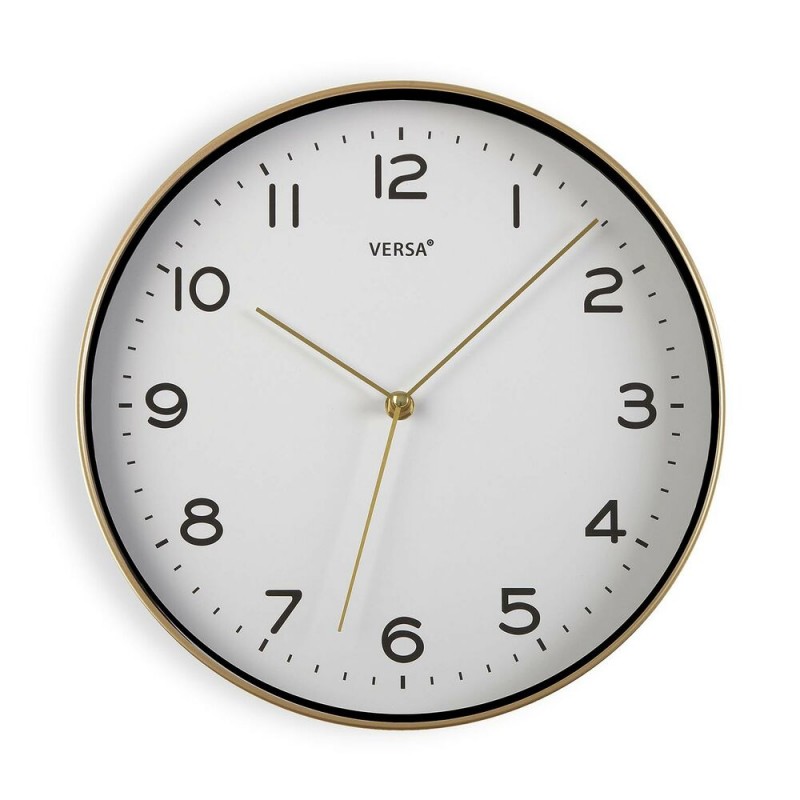 Wall Clock Versa Golden 30,5 x 4,3 x...