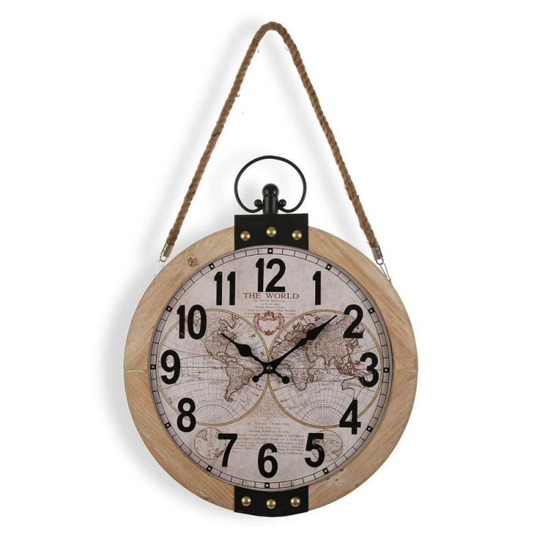 Wall Clock Versa Mapamundi 40 x 6,5 x...