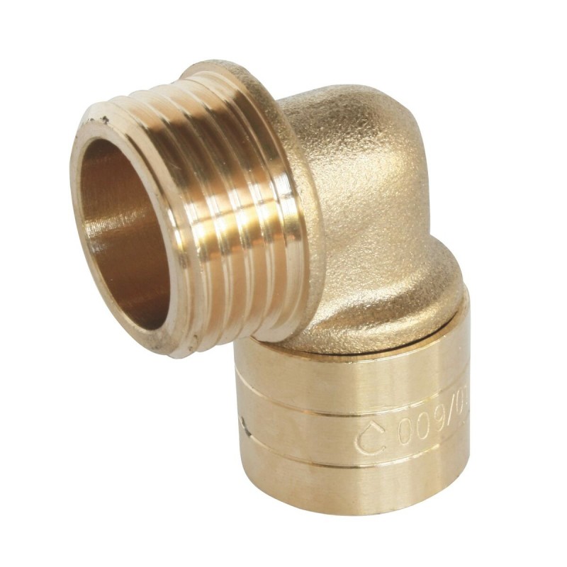 Elbow Ø 16 mm Golden Brass Connector...