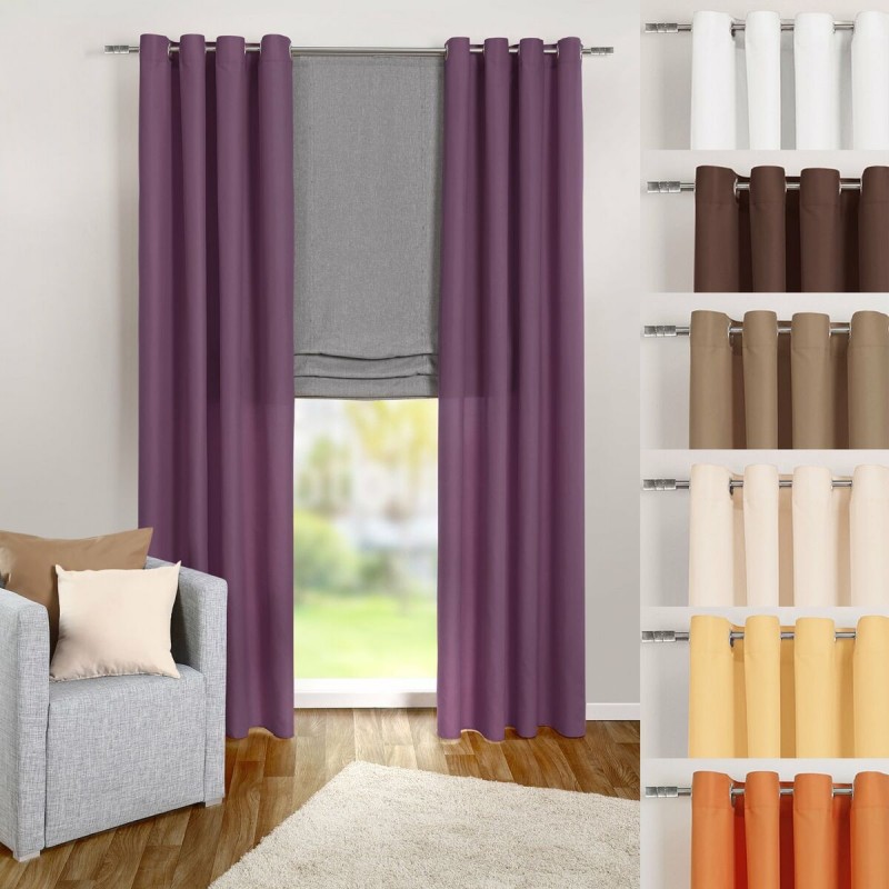 Cortina 245 x 140 cm Morado...