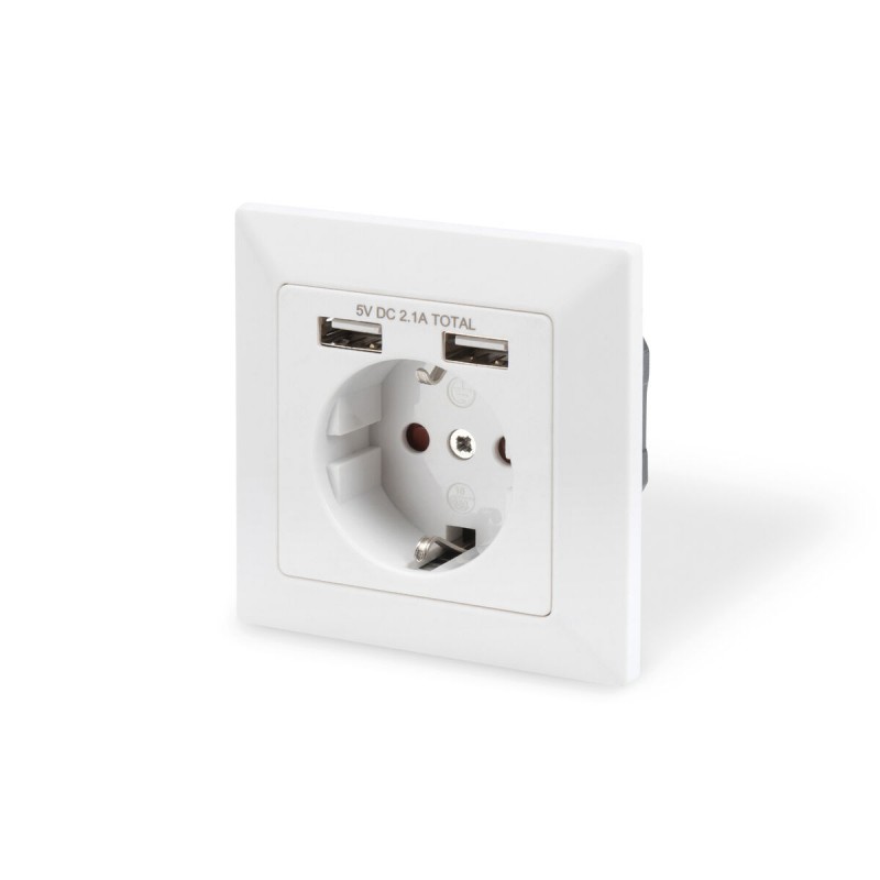 Wall Plug with 2 USB Ports Digitus by...