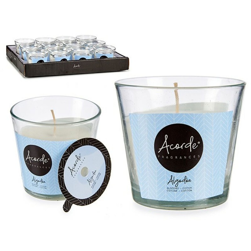 Scented Candle Cotton White Glass 120...