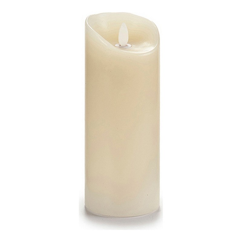 LED Candle Cream Plastic Wax 10 x...