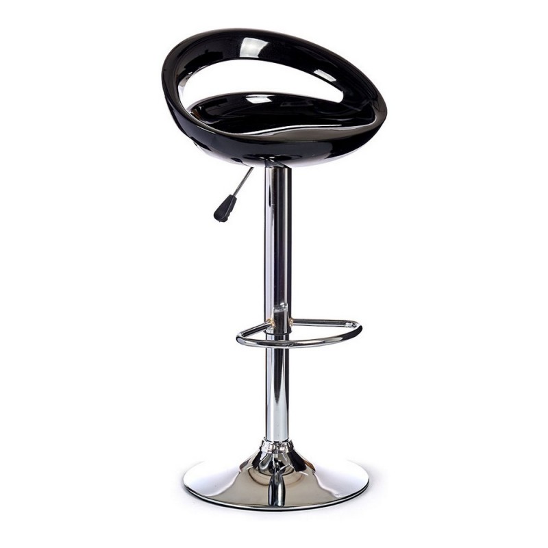 Tabouret Argenté Noir