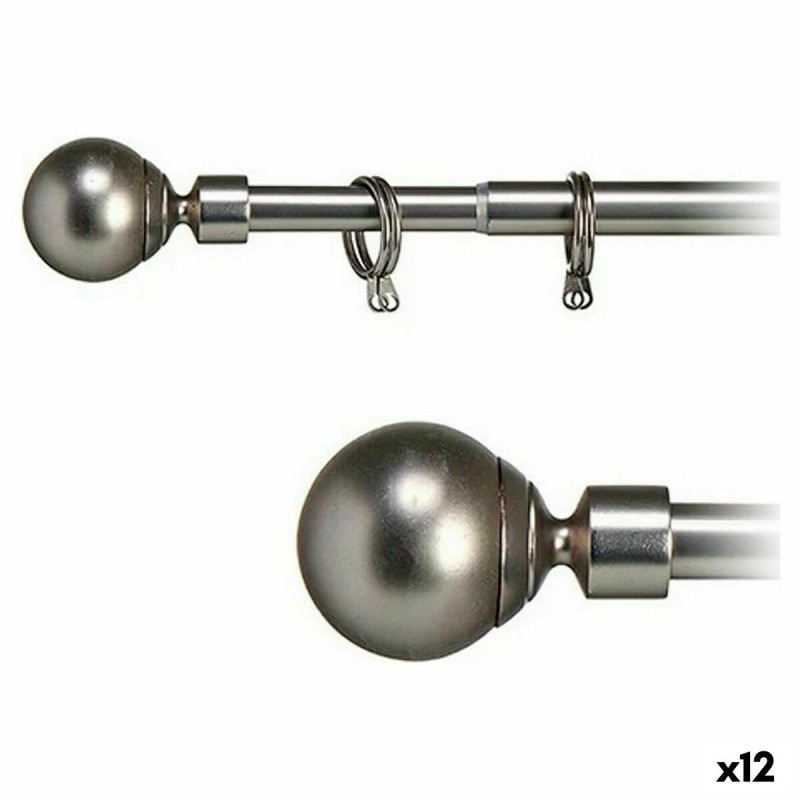 Curtain Bar Ball Extendable Silver...