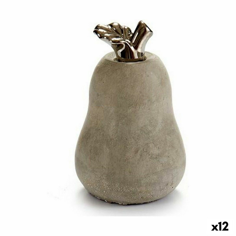 Decorative Figure Grey Cement Pear (8...