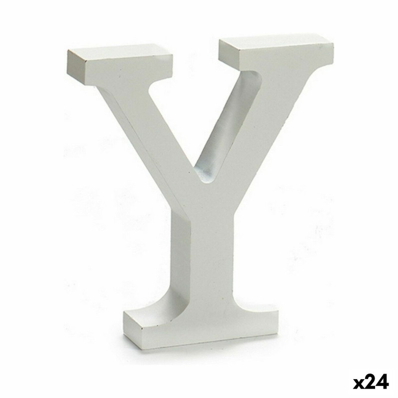 Letter Y Wood White (2 x 16 x 14,5...