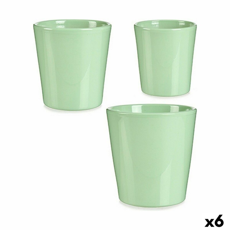 Pottenset Groen Klei (6 Stuks)