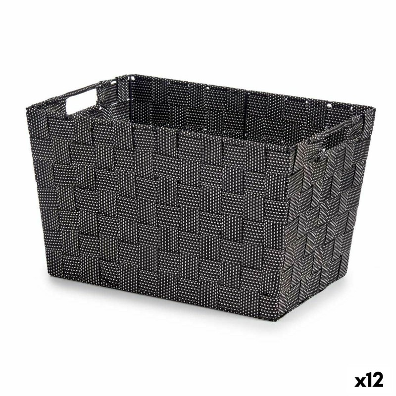 Basket Black Cloth 10 L (25 x 20 x 35...