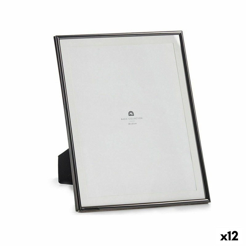 Photo frame Black Crystal Steel (23 x...