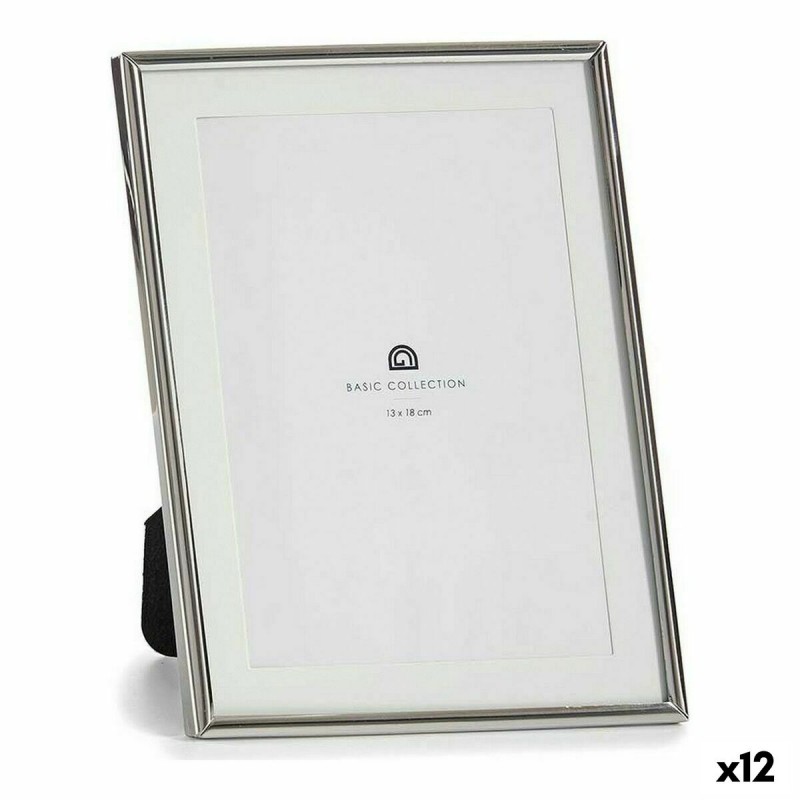 Photo frame Crystal Silver Steel (12...