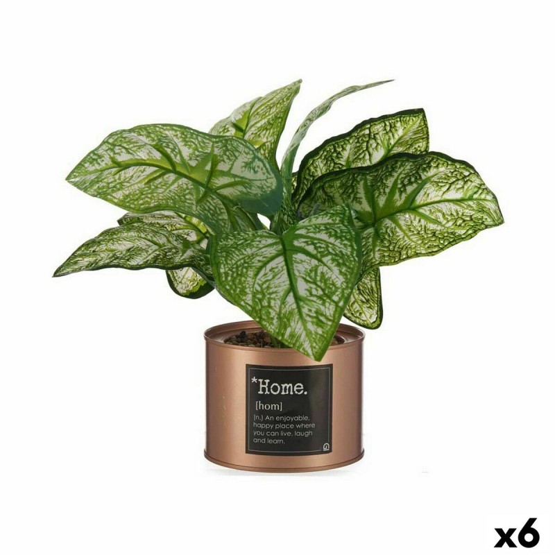 Decoratieve plant Home Koper Blik (26...