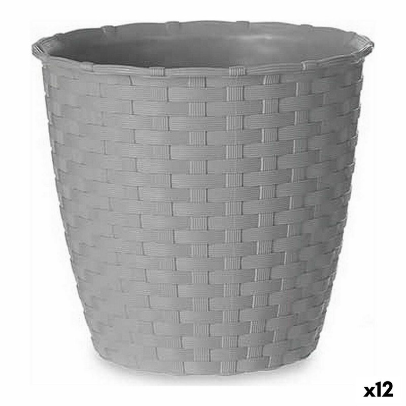 Plant pot Stefanplast Grey Plastic 14...