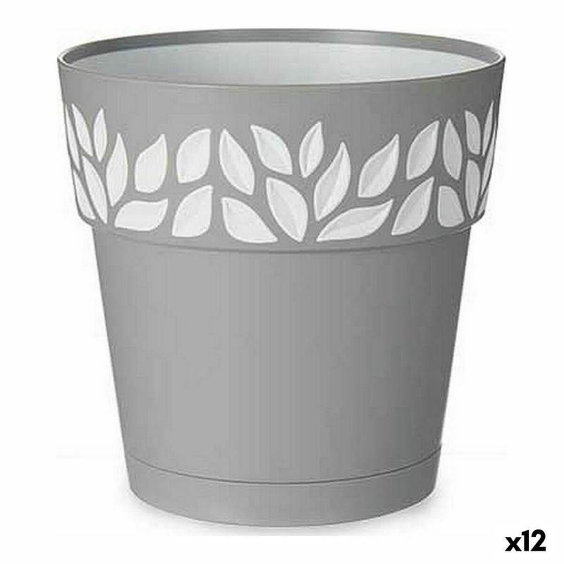 Vaso Autoirrigante Stefanplast Grigio...