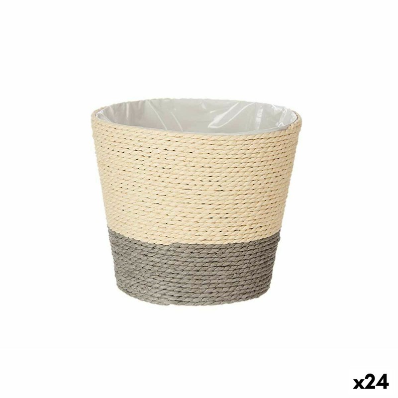 Cache-pot 15 x 15 x 14 cm Gris...