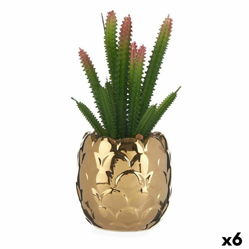 Decoratieve plant Keramisch Gouden...