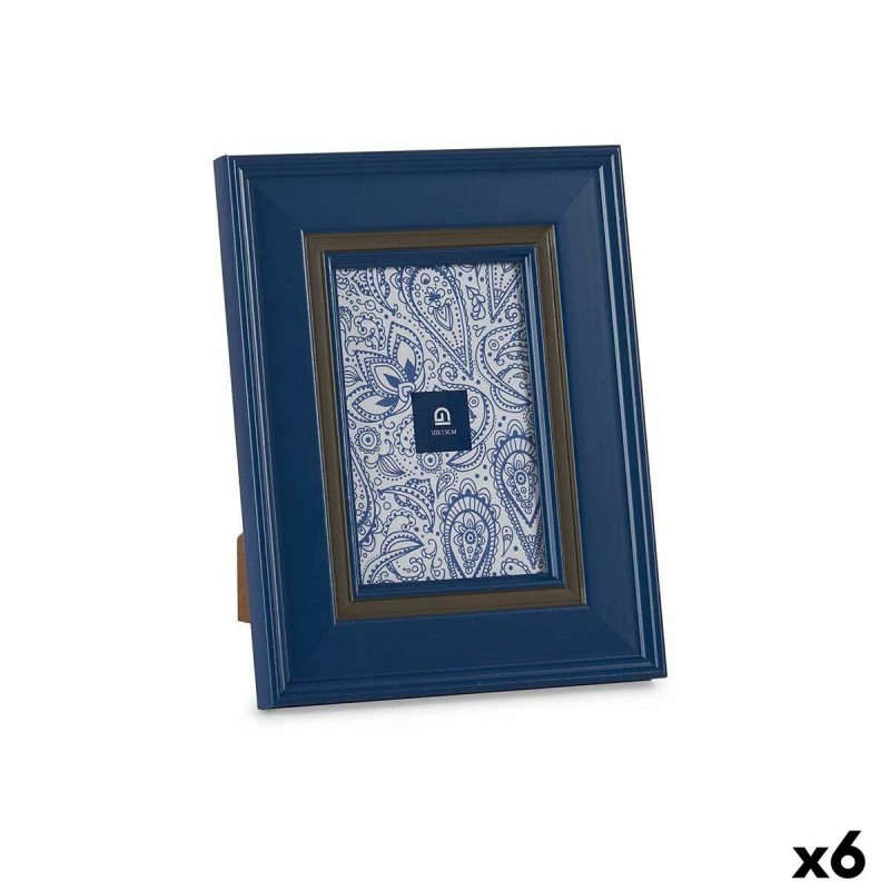 Photo frame Crystal Blue Plastic (6...