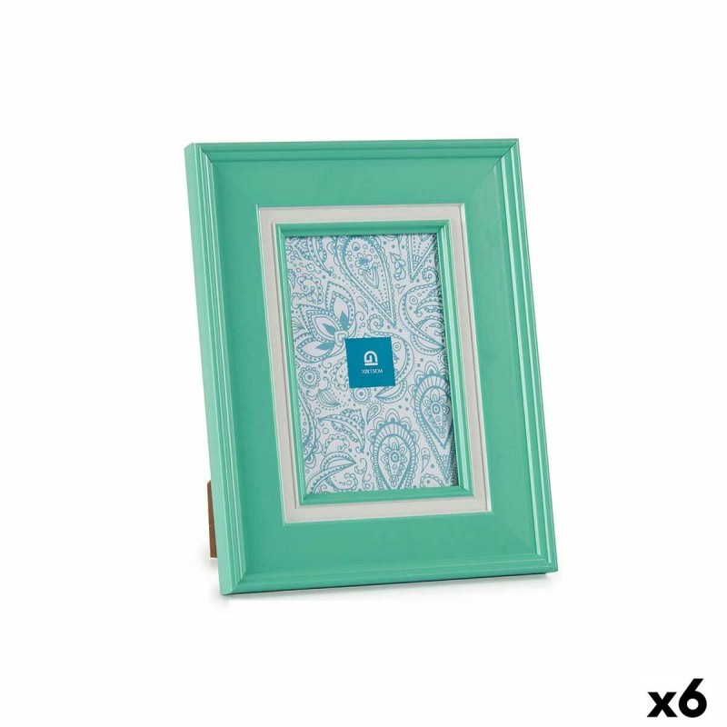 Photo frame Crystal Green Plastic (6...