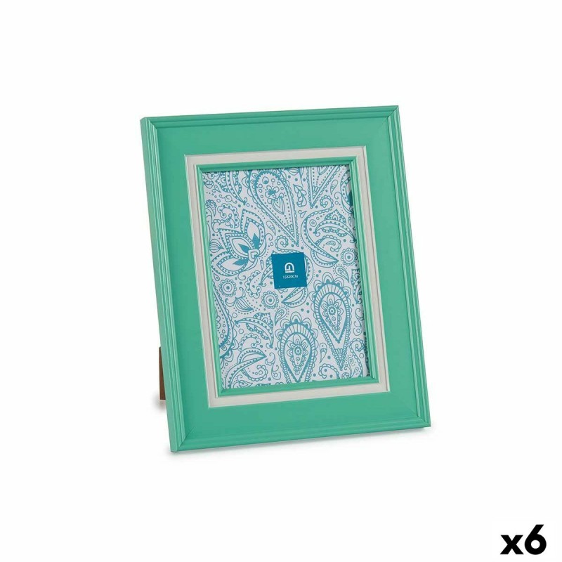 Photo frame Crystal Green Plastic (23...