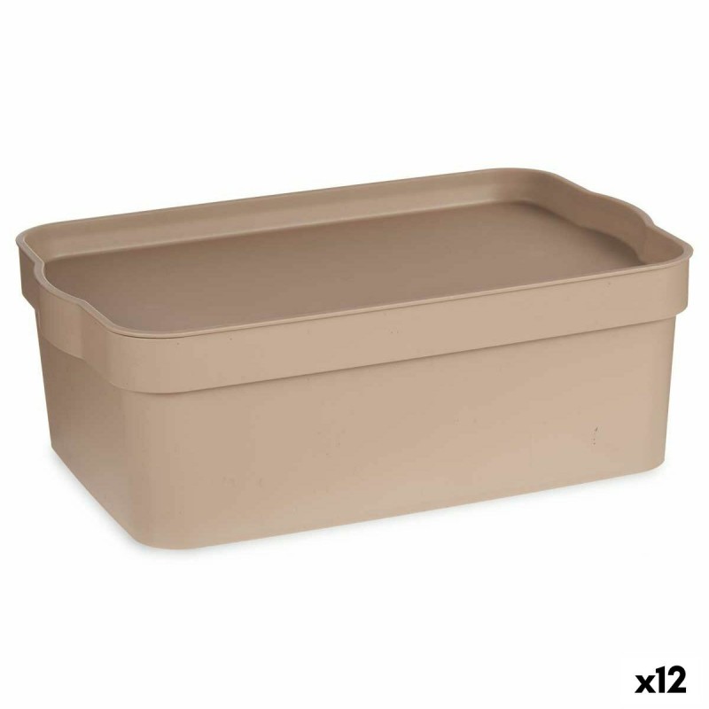 Caja Multiusos Beige Plástico 6 L (21...