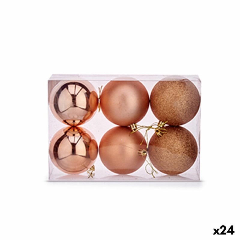 Set of Christmas balls Copper Plastic...