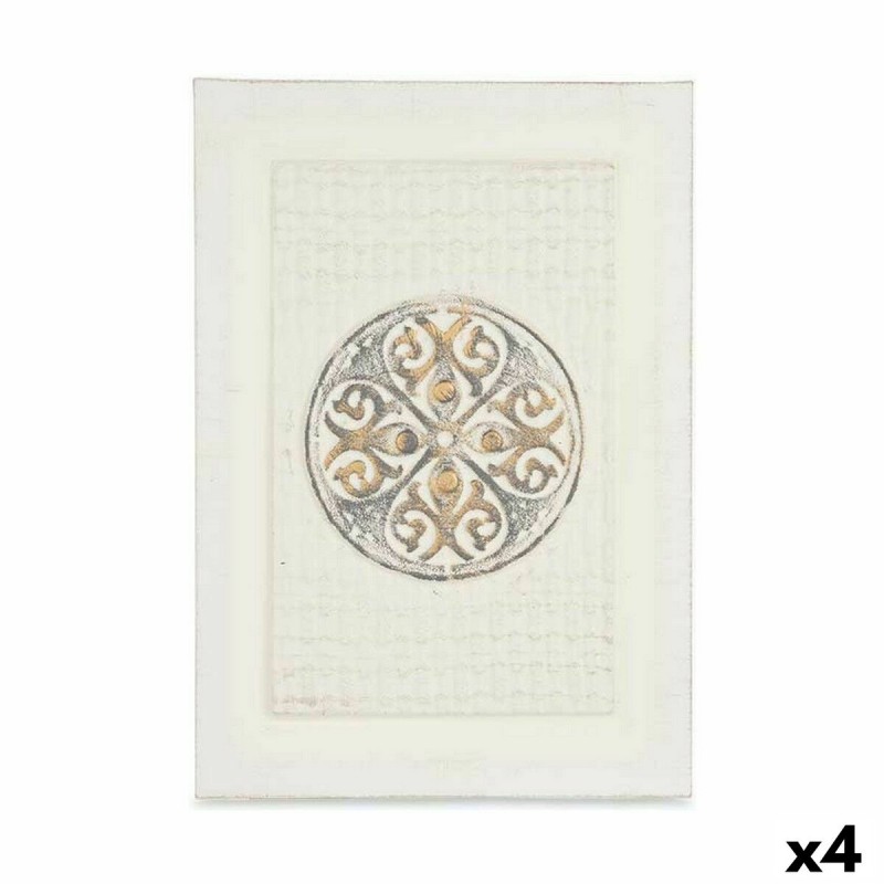 Canvas Mandala With relief (35 x 50 x...