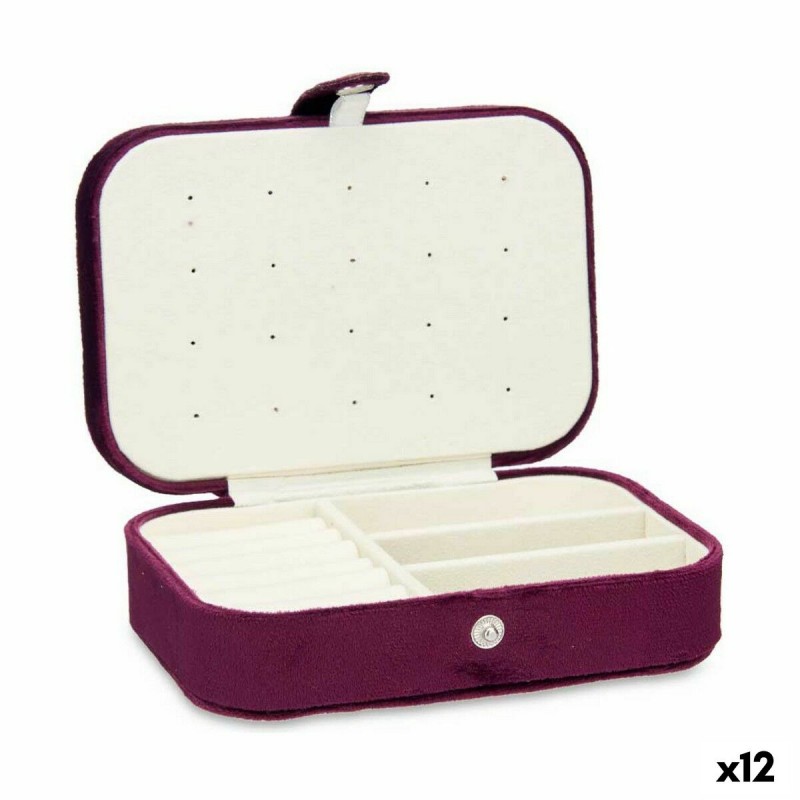 Jewelry box Velvet Burgundy (16,2 x 6...