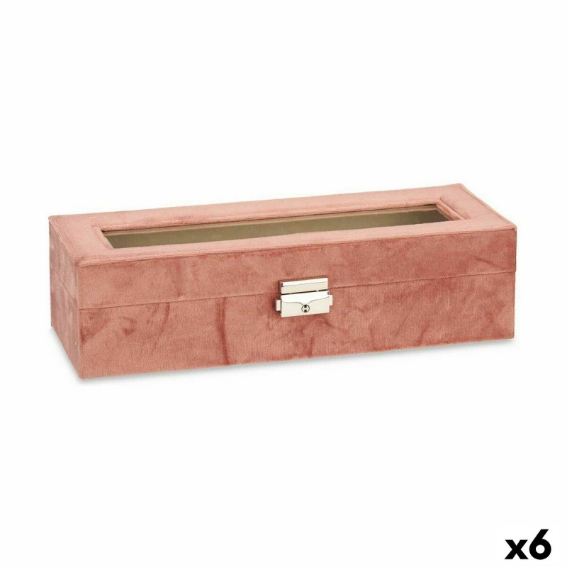 Box for watches Pink Metal (30,5 x...