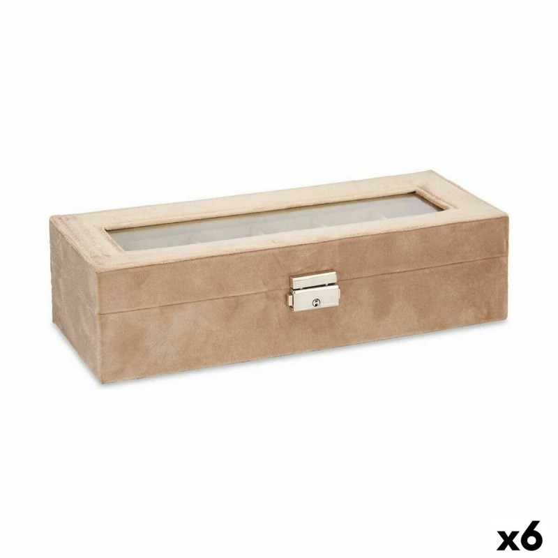 Box for watches Metal Brown (30,5 x...