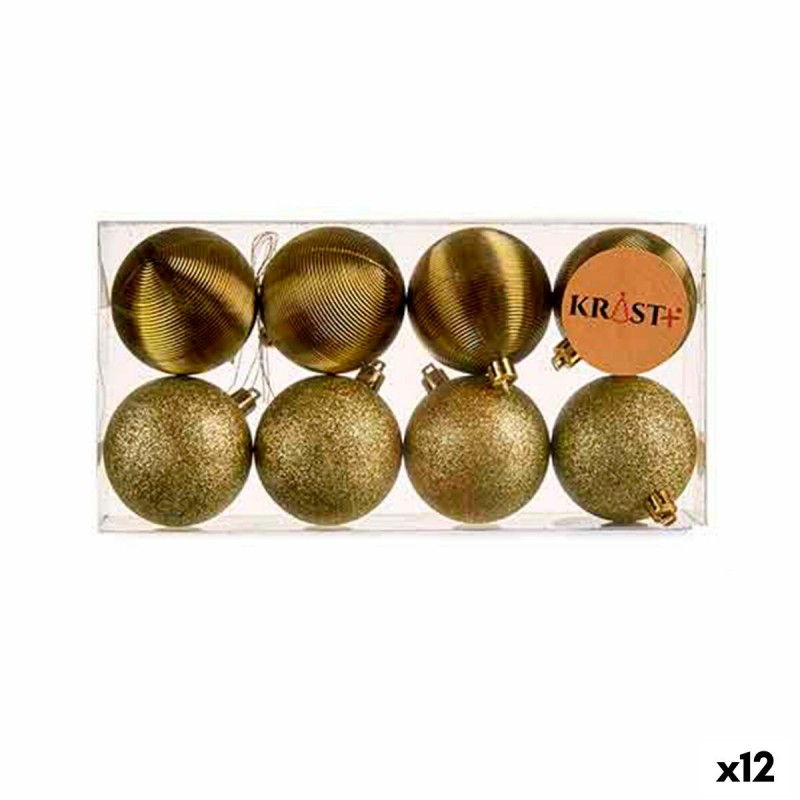 Lot de boules de Noël Vert PVC (12...