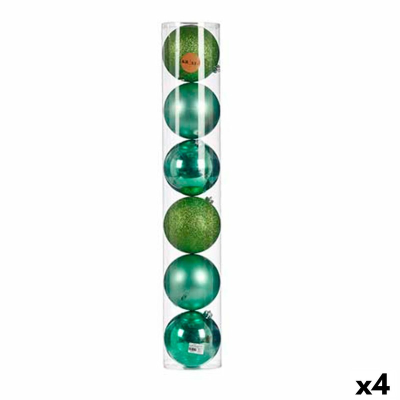 Set kerstballen 15 x 16 x 15 cm Groen...